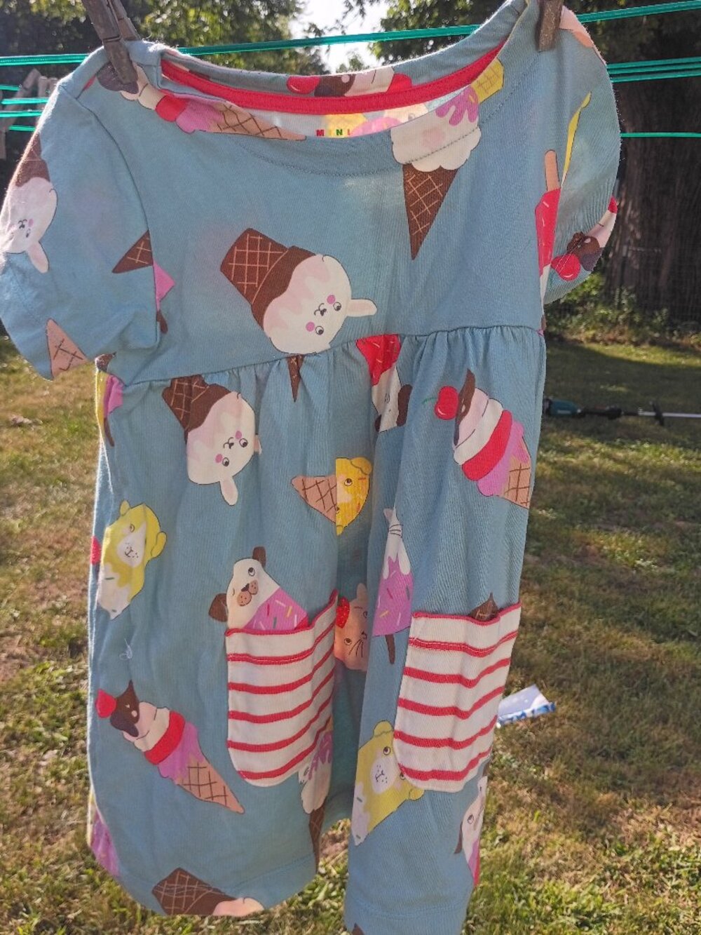 Mini Boden Animal Ice Cream Tunic